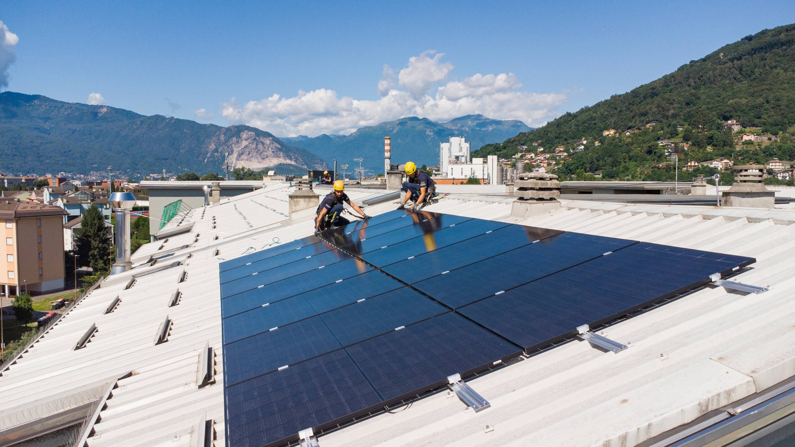 Impianto fotovoltaico dello stabilimento di Ampezzo